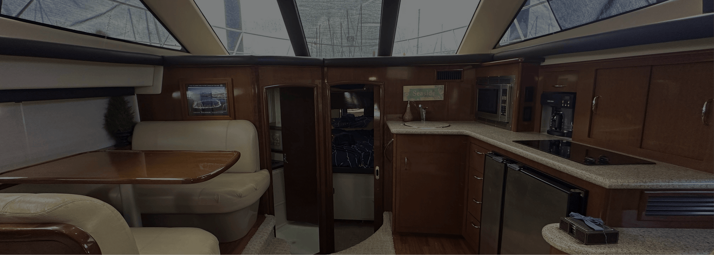 You are right! The boat does smell.